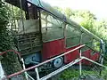 Rotting car in the mountain station in 2013