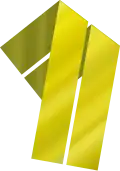 VRT 1's fifth logo (1988–1990)