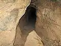 Inside the adit.