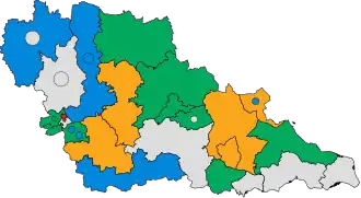 2023 results map