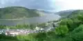 View of the Rhine from Stahleck Castle