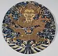 Zhengman (4-clawed dragon) in a roundel