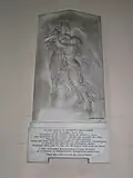 Memorial to Harriet Margaret Pigot, née Cheney, by John Gibson. She was R.H. Cheney's sister, and married Robert Pigot. The Pigots, a military and political dynasty, had their seat at Patshull Hall, east of Badger.