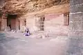 Front of the caves
