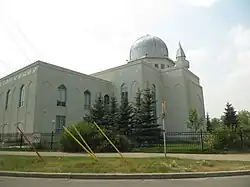 Vew of the mosque