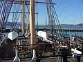 Deck of Balclutha in Maritime National Historical Park, 2005