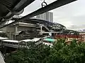 Bang Wa station under construction. The station opened on 29 July 2019.