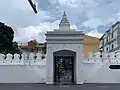 The city wall remnants near Wat Bowonniwet