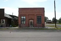 Bank on Main Street today. It is now a private residence.