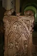 A detail on the Stalls