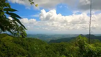 Scenic view in Pulguillas, Coamo, looking south