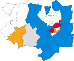 2003 results map