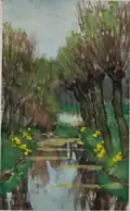 Illustration in the autograph album of Rudolf Hugo Driessen