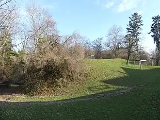 The Western side of the castle hill