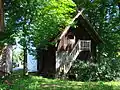 A 19th century Treppenspeicher barn
