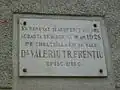 Memorial plaque in Beiuș