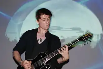 Curtis performing at Bowery Ballroom in 2009