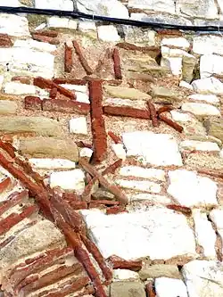 Monogram of Michael on the walls of the castle
