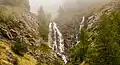 A waterfall above Gimillan