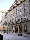 The main entrance