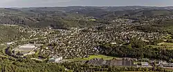 aerial view