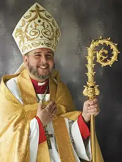 Official portrait of Bishop Chandler Jones