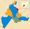 2003 results map