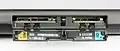 The SIM card and memory card slots