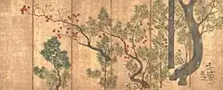 Black Pines and Maple Tree (Important Cultural Property)