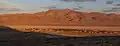 Selenite Peak and Gerlach at sunset