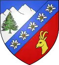 Arms of Chamonix-Mont-Blanc, France.