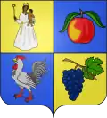 Coat of arms of Villaudric