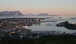 View of the town, 2019