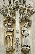 Two of the statues