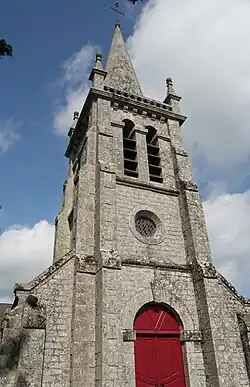 The church of Saint-Gildas, in Bohal