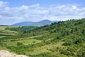 Landscape in Borsod–Abaúj–Zemplén county, near Boldogkő