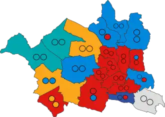 2023 results map