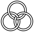 Borromean rings.