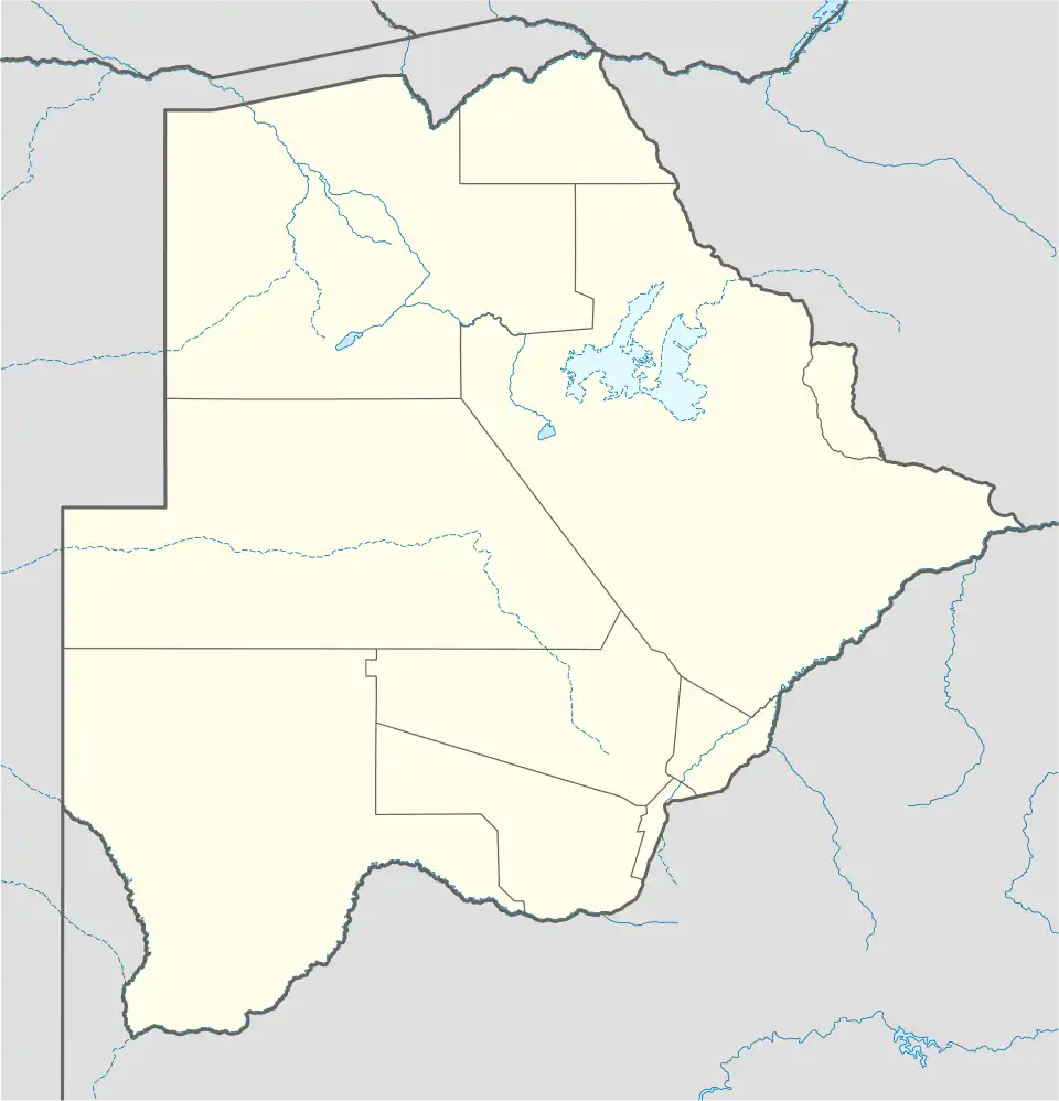 Kasane is located in Botswana