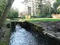 River Bourne near the water tower.