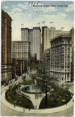 Bowling Green in 1918