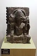 A sculpture of Brahma located from the fortress