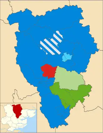 2019 results map
