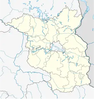 Luckau is located in Brandenburg