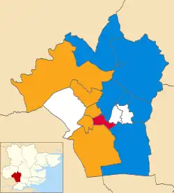 2003 results map