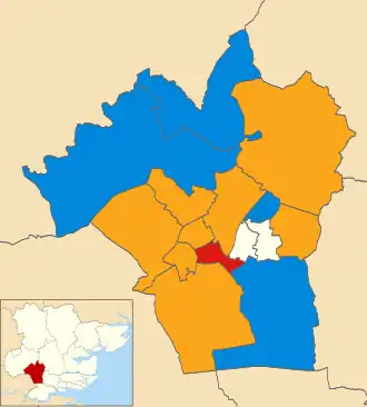 2023 results map