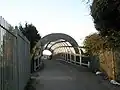 The halt was located by this bridge