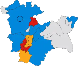 2023 results map