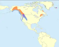 Map of range
