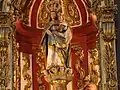 Statue of Our Lady of the Pillar, part of the main altarpiece of the Basílica Nuestra Señora del Pilar in Buenos Aires (1732)